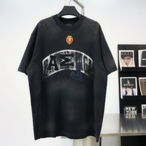 [국내배송] 발렌시아가 BALENCIAGA 23SS 스케이터 반팔티 블랙