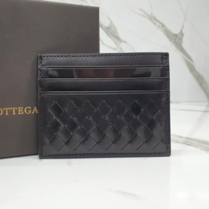 [국내배송] 보테가베네타 BOTTEGA VENETA 인트레치아토 카드지갑 블랙