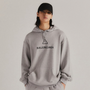 [국내배송] 발렌시아가 BALENCIAGA 느낌표레터링 후드티 7color