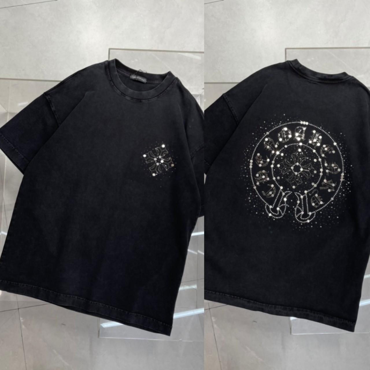 [국내배송] 크롬하츠 CHROME HEARTS 스틸로고 워싱 티셔츠