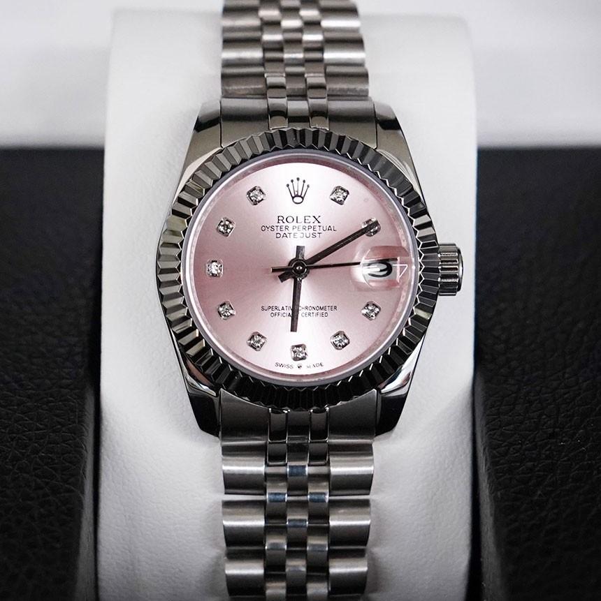 [국내배송][반품가능] 롤렉스 ROLEX 데이저스트 31 텐 포인트 실버베젤 핑크다이얼