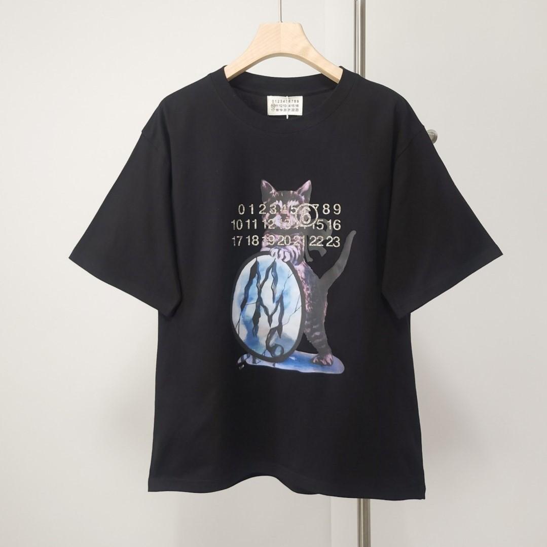 [국내배송] 마르지엘라 MARGIELA 캣 클리터 프린팅 티셔츠