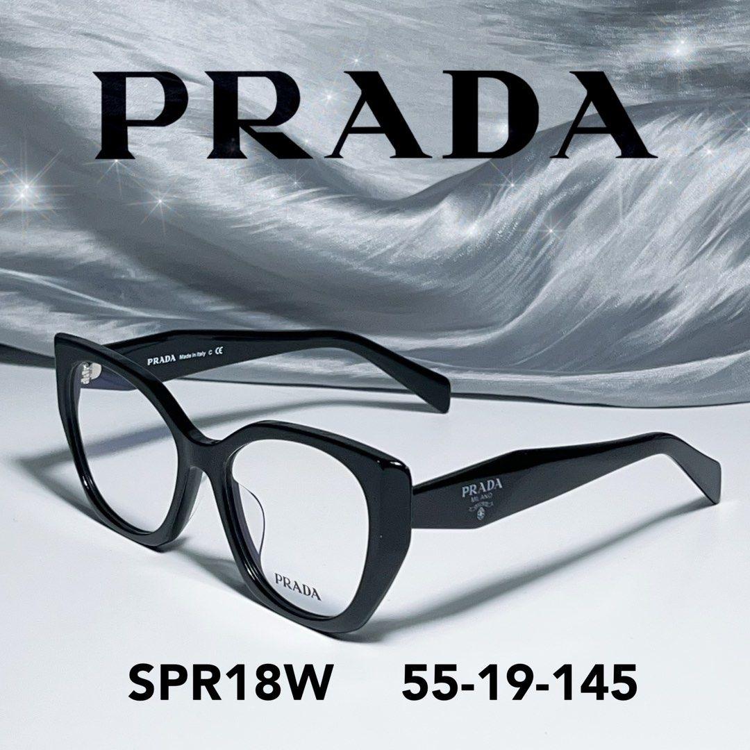 [국내배송] 프라다 PRADA 엠보스드 캣아이 스퀘어 SPR18W 선글라스