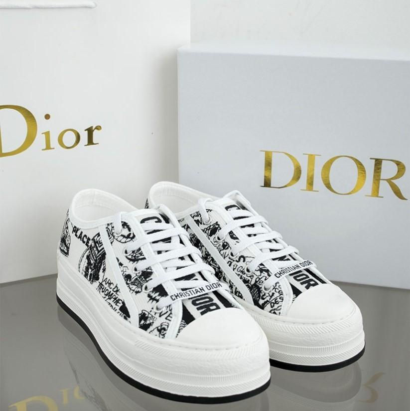 [국내배송][반품가능] 디올 DIOR Walk&#039;n&#039;Dior 플랫폼 스니커즈 화이트