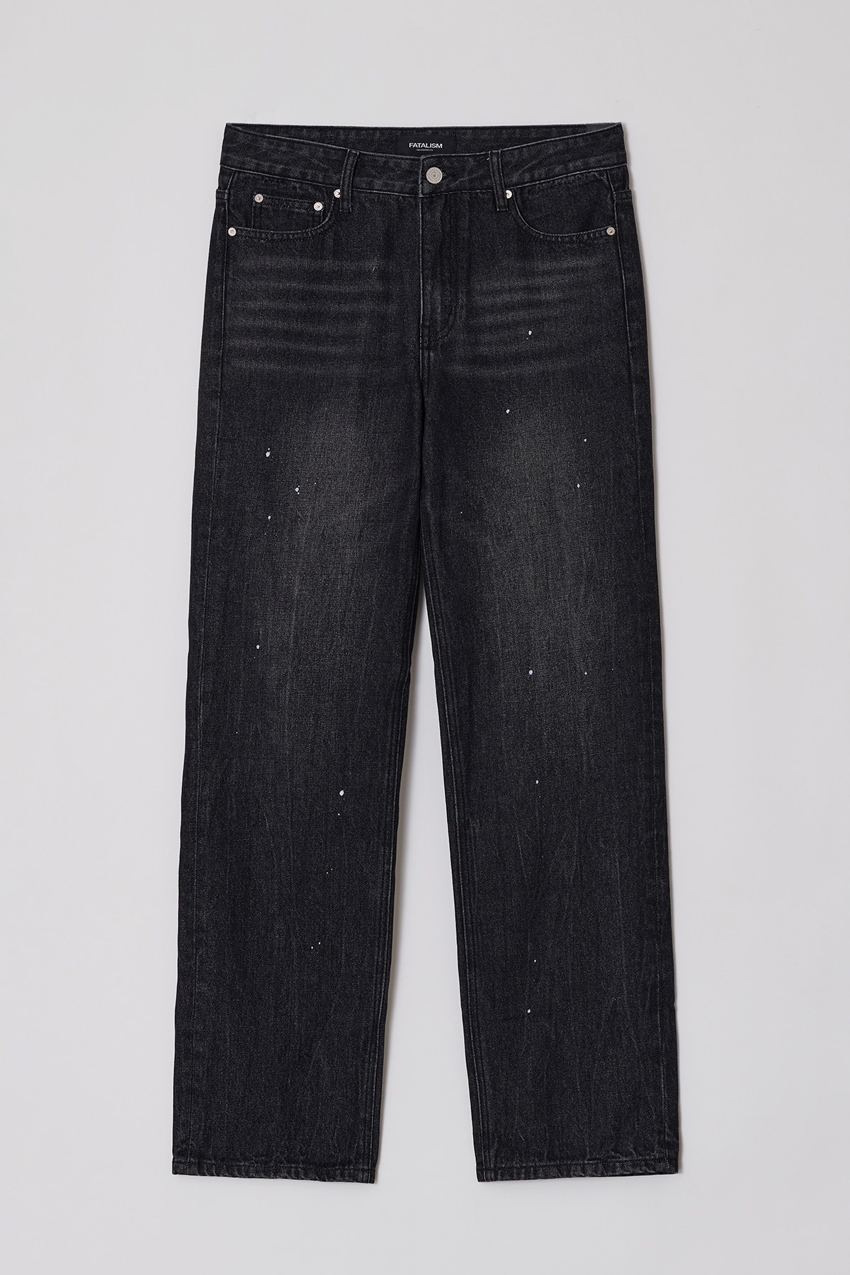 Trabus paint jeans black