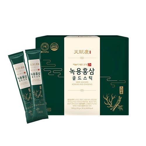 천부강 녹용홍삼 골드스틱 10g x 30포