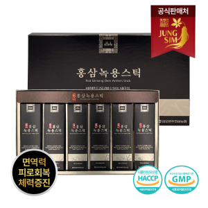 정심 천년송삼 홍삼 녹용스틱 10ml x 30포