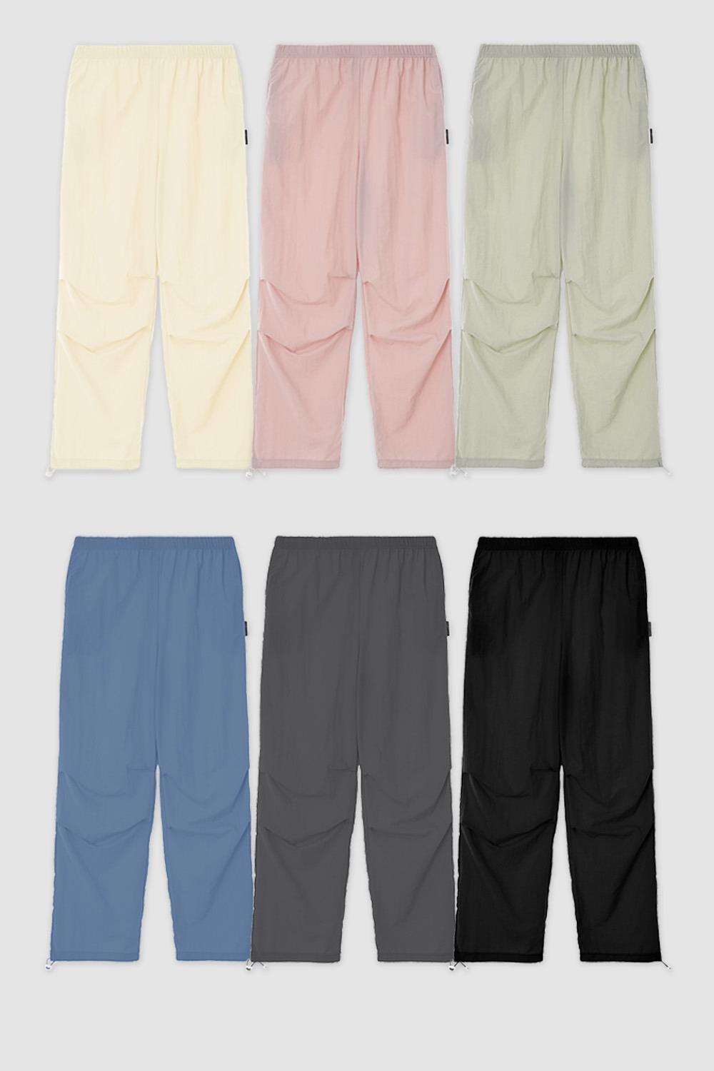 [CHARCOAL 6월 21일 예약발송] D. BASIC PARACHUTE PANTS - 6 COLOR