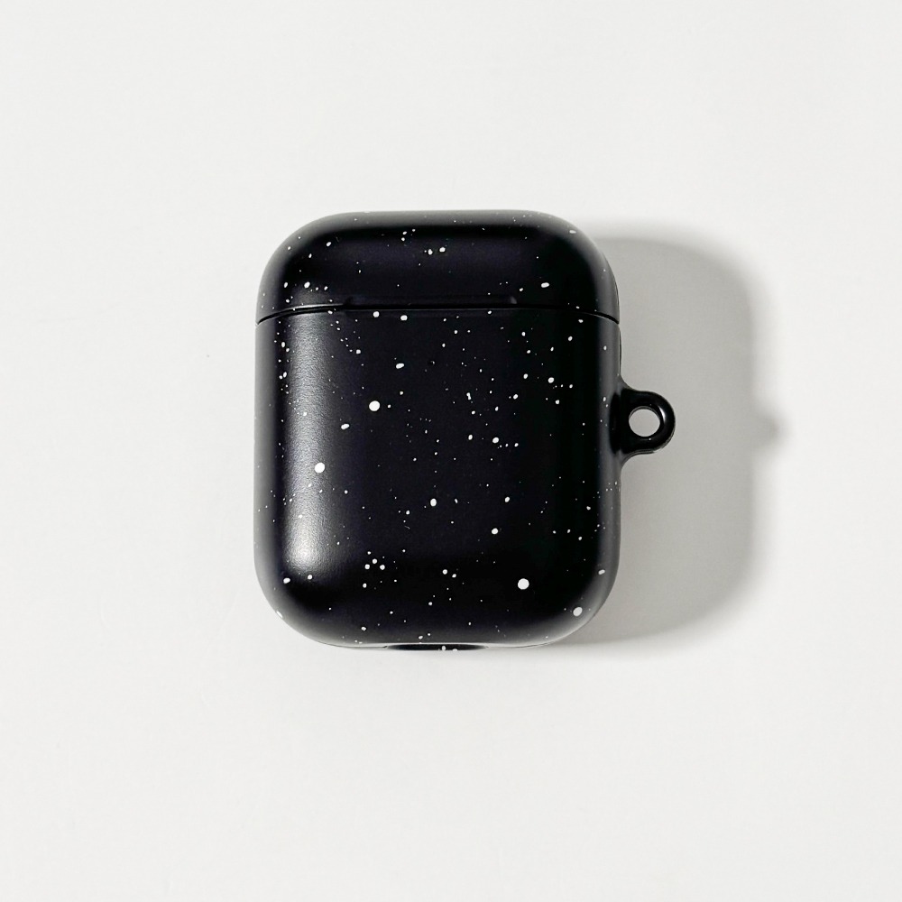 (Airpods Case) Pattern Dot Black 패턴 도트 블랙 에어팟 케이스