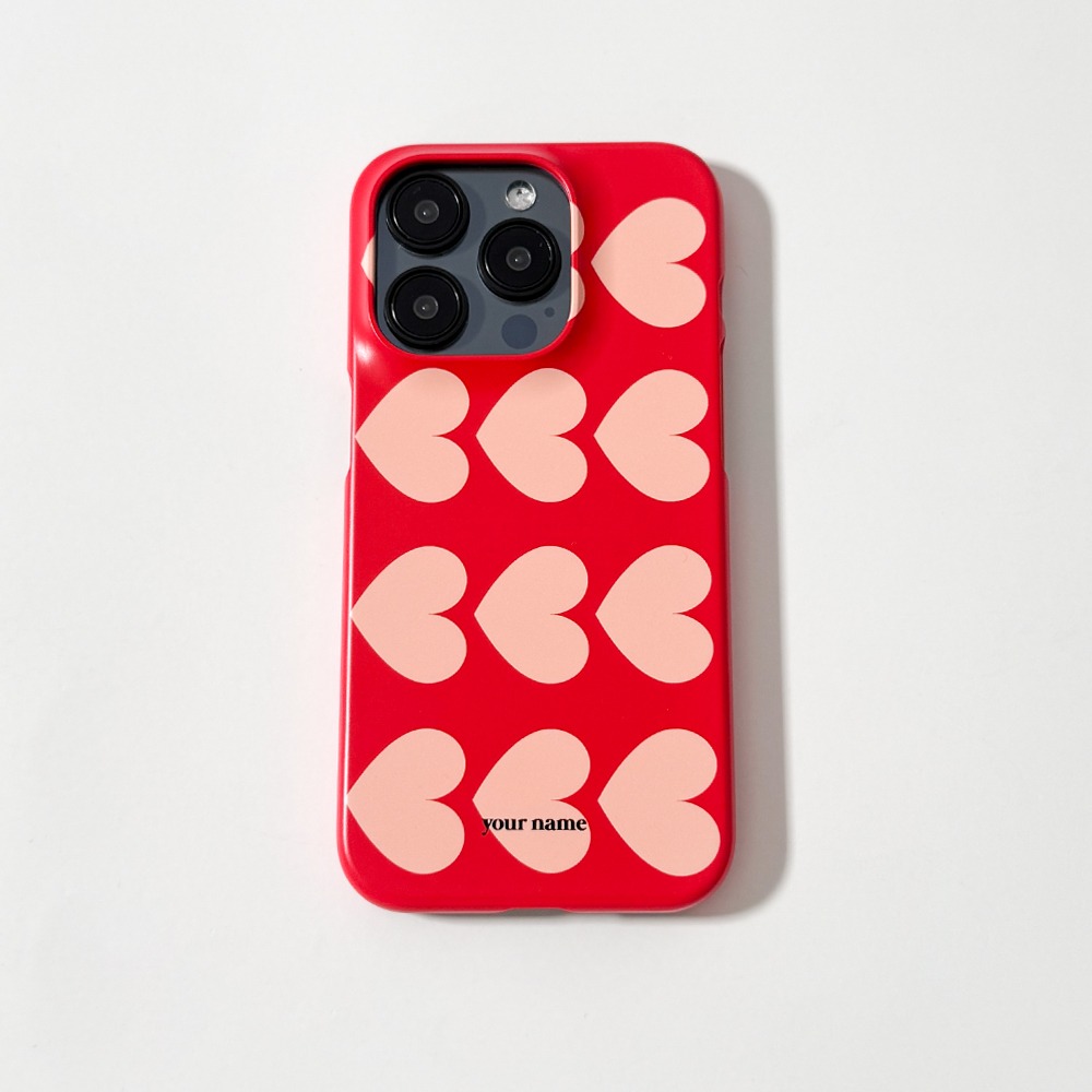 (Phone Case) Heart Pattern 하트 패턴 하드 케이스