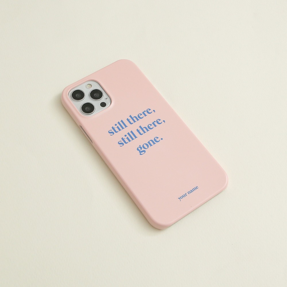 (Phone Case) Simply Text L/Pink
