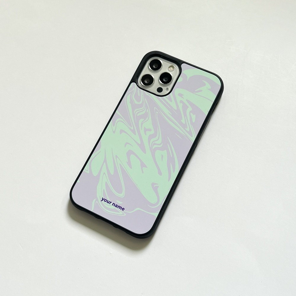 (TPU Case) Pattern Marbling 02