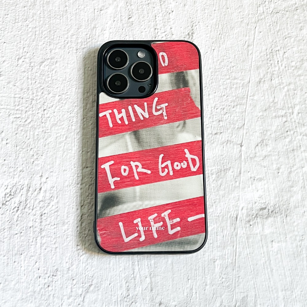 (TPU Case) Masking Tape Red