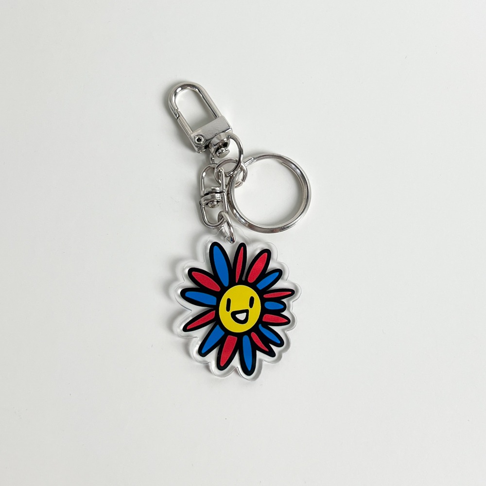 (Keyring) Doodle Flower