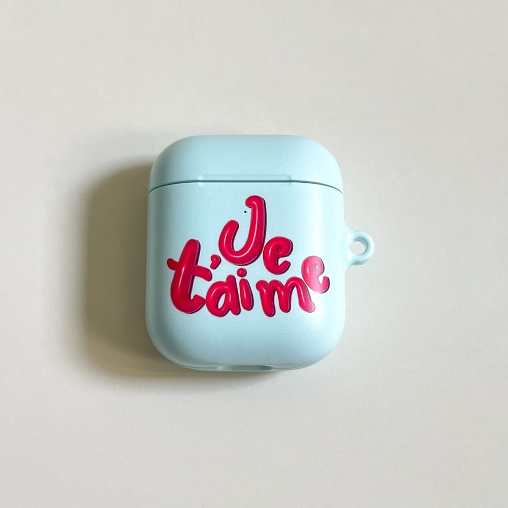 (Airpods Case) Je t&#039;aime Pink