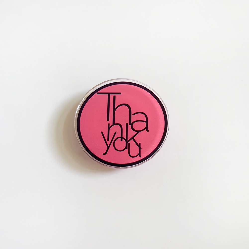 (Acrylic Tok) Thank you 02 Pink Acrylic Tok