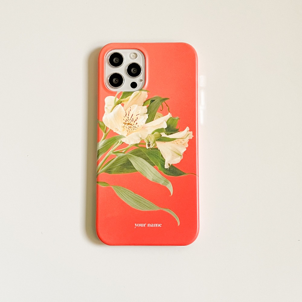 (Phone Case) Flower Alstroemeria Yellow