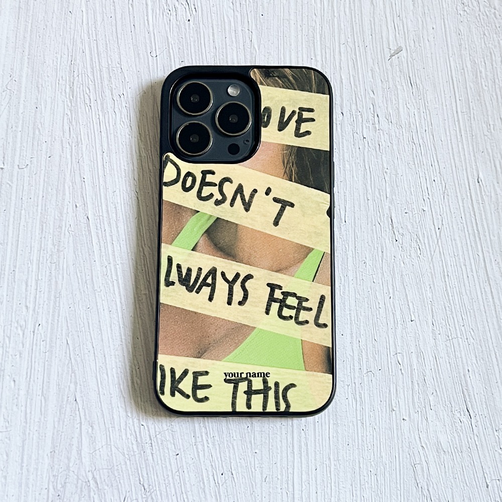 (TPU Case) Masking Tape Yellow