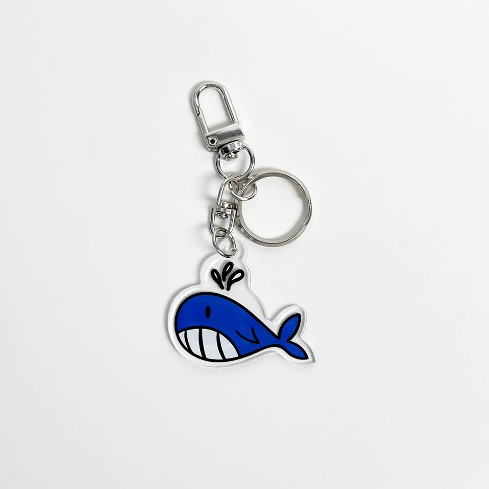 (Keyring) Doodle Whale