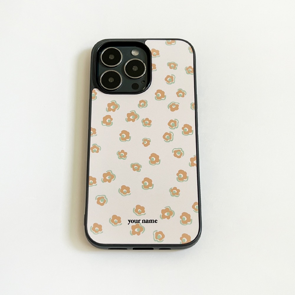 (TPU Case) Pattern Flower July 02