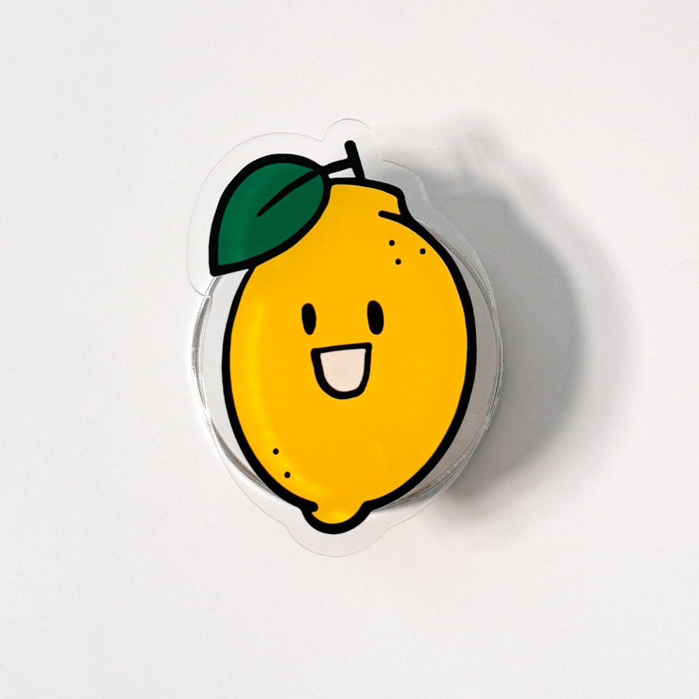 [맥세이프 아크릴 톡 ] Doodle Lemon 두들 레몬