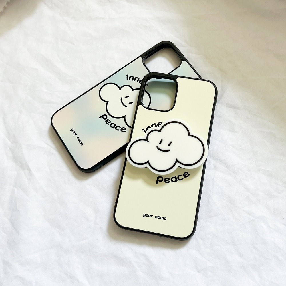 (TPU Case) Inner Peace 구름구름 Lemon/Colorful