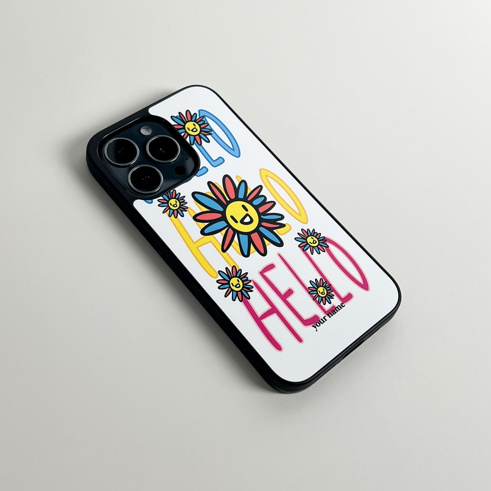 (TPU Case) Doodle Flower