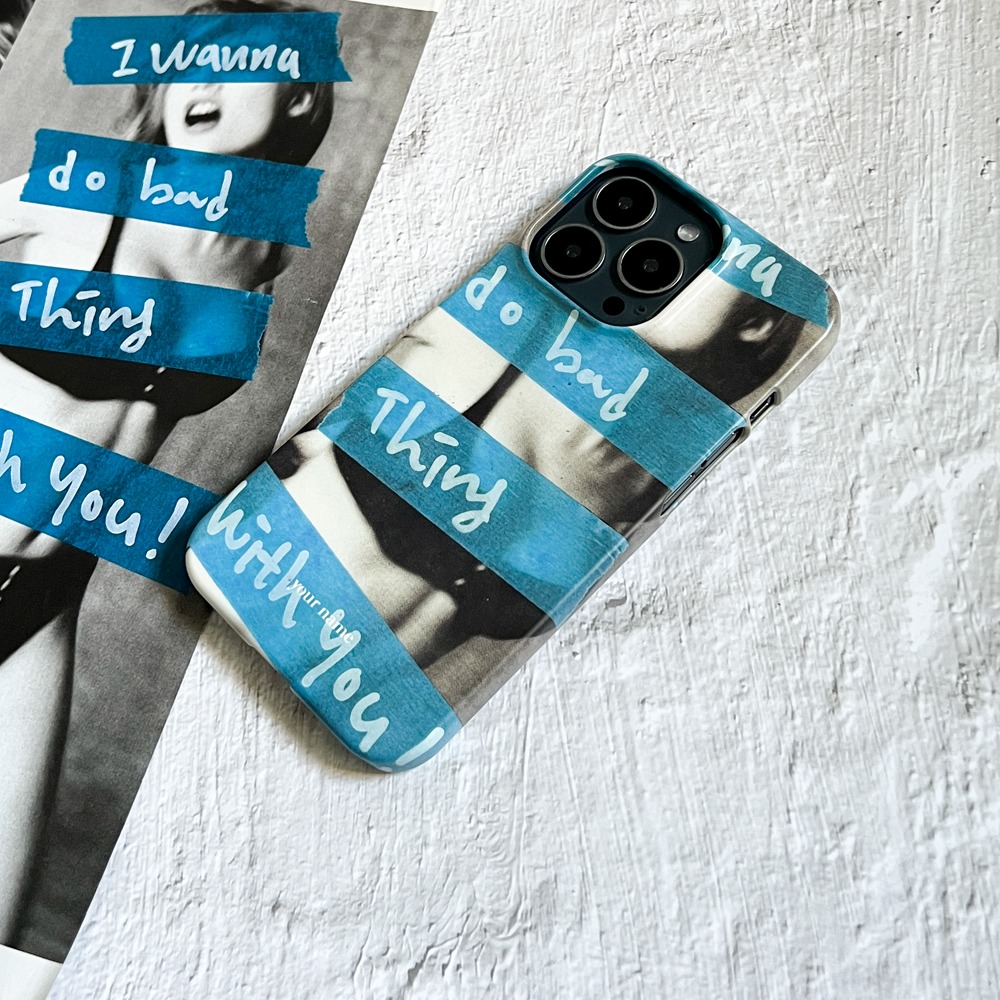 (Phone Case) Masking Tape Blue