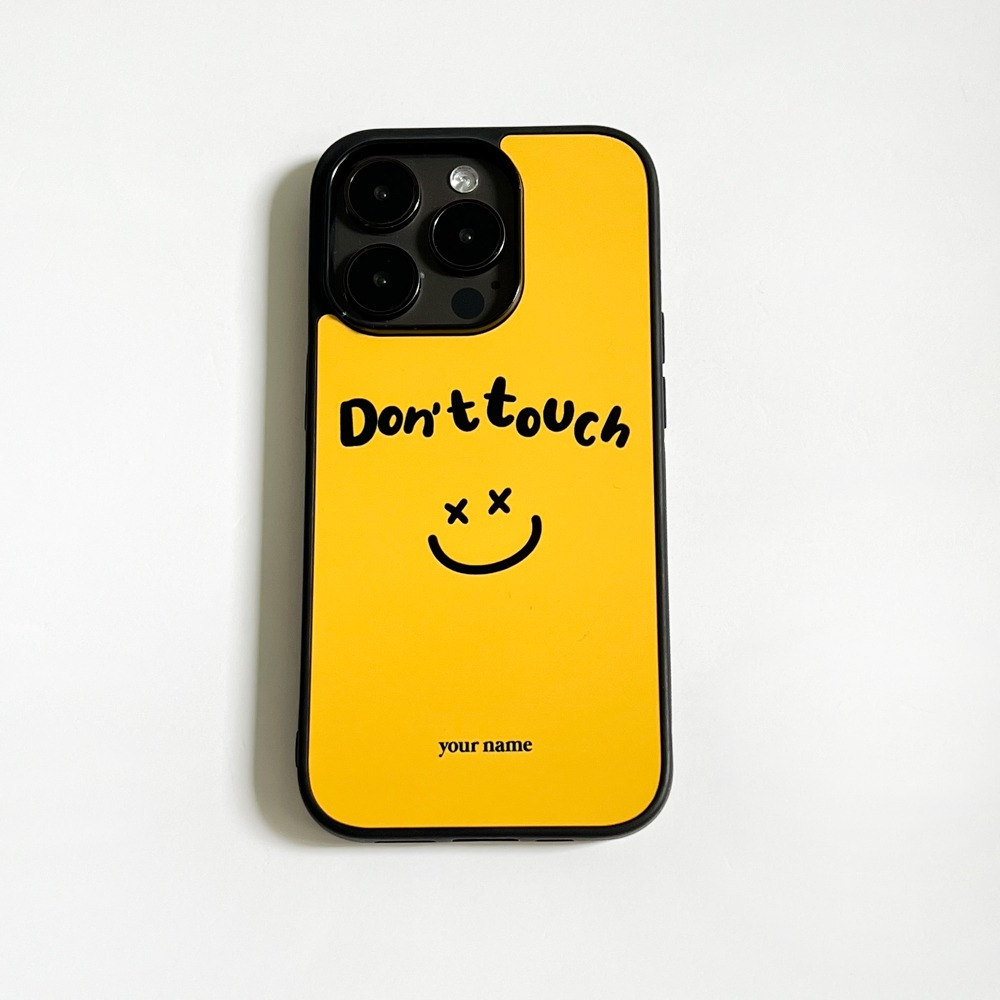 Don&#039;t touch Yellow 돈터치 옐로 (TPU 케이스)