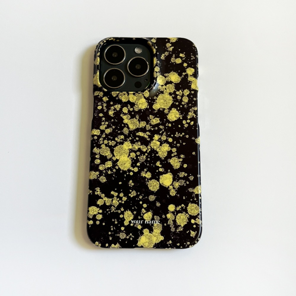 (Phone Case) Pattern Painting Yellow
