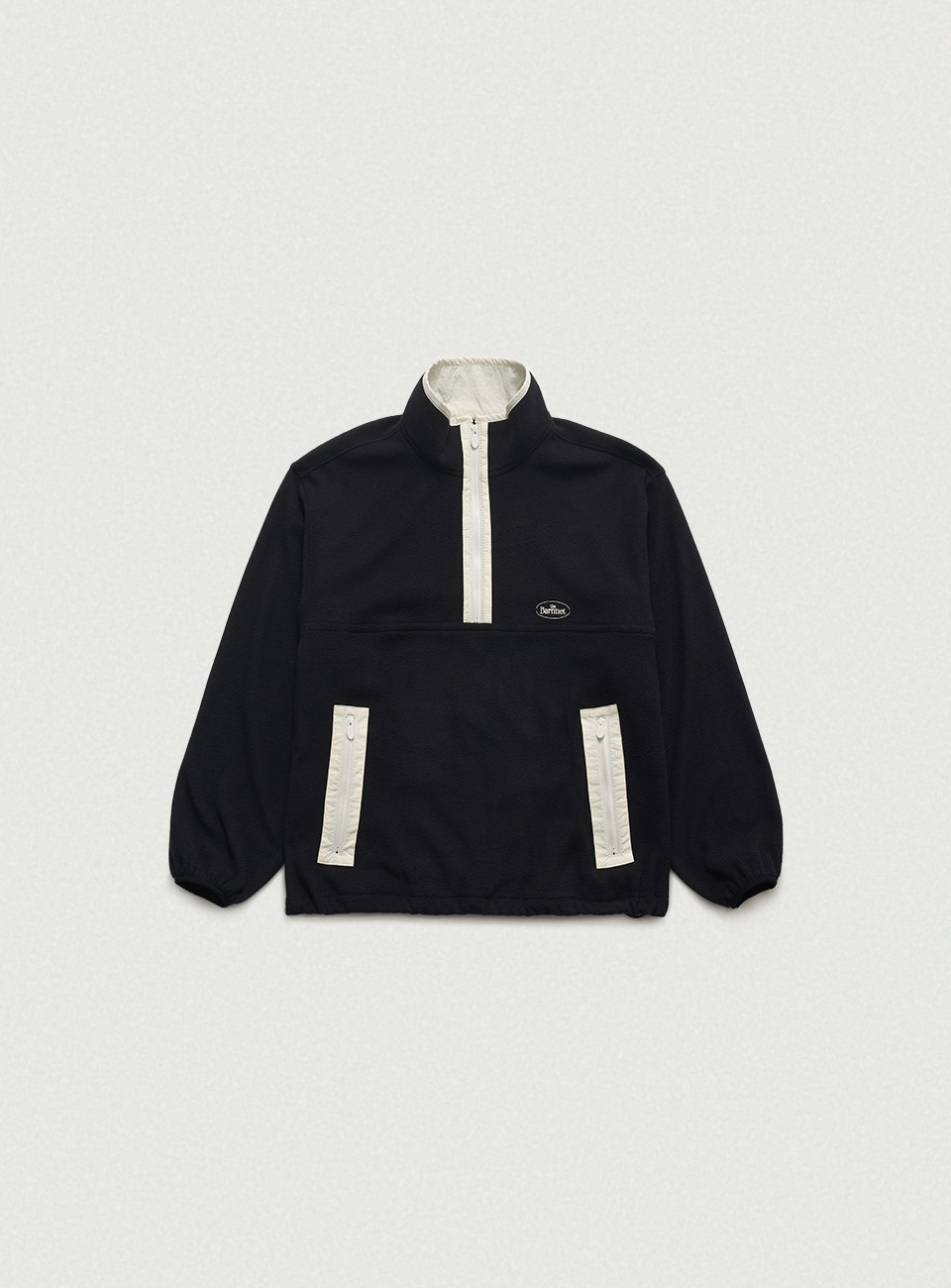 Laska Fleece Half-Zip Pullover - Black