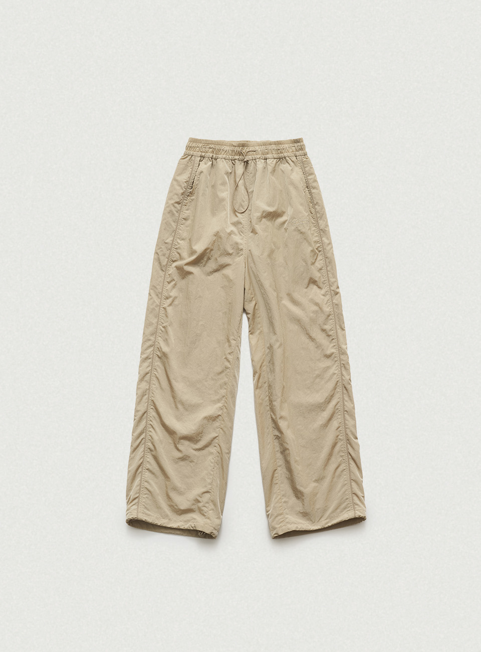 Cloudy Wind Set-Up Pants - Beige