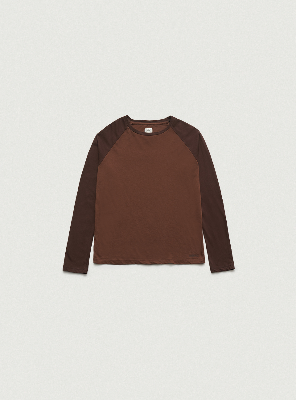 Raw Raglan T-Shirt - Brown
