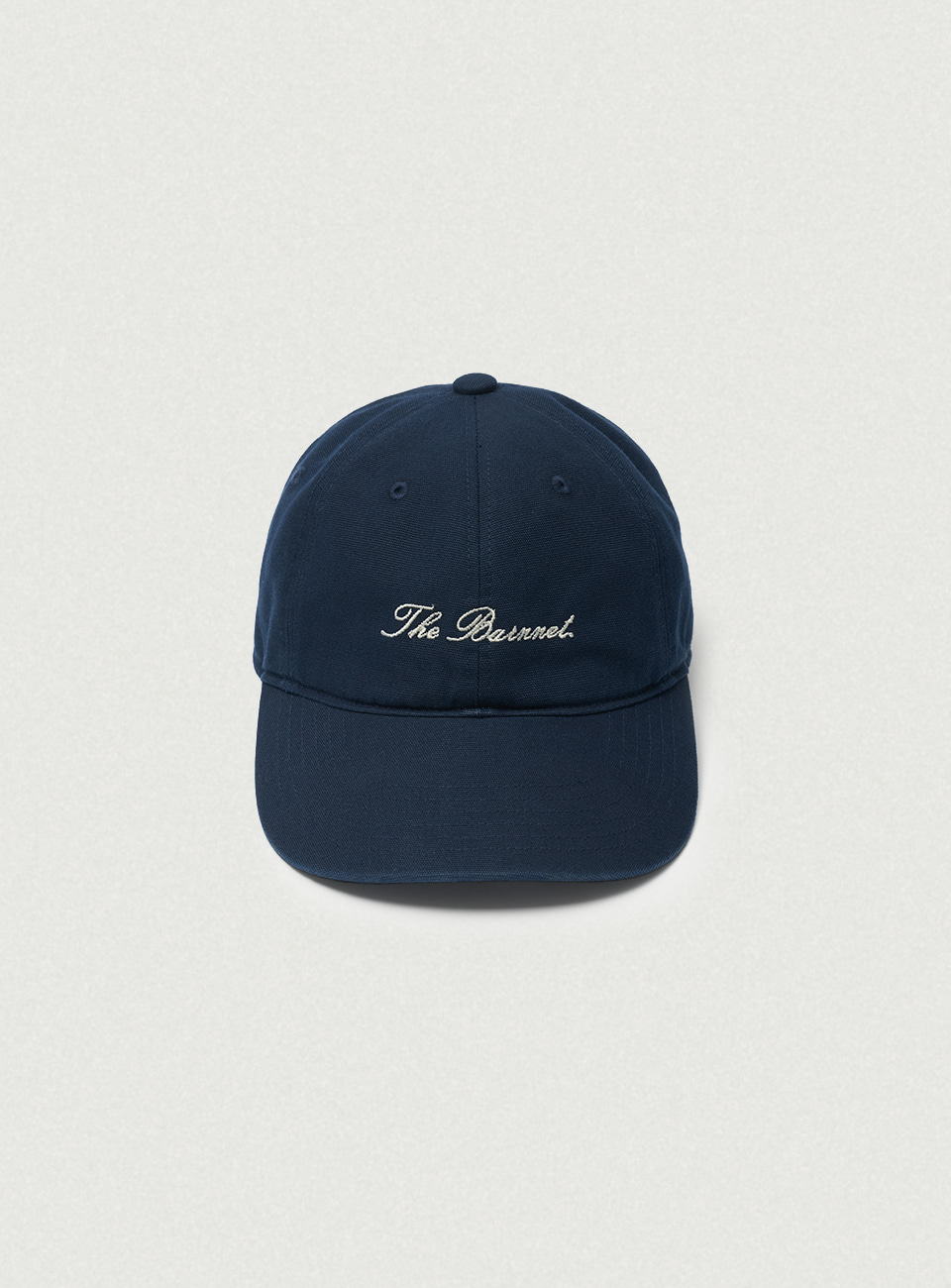 Letter Logo Ball Cap - Navy