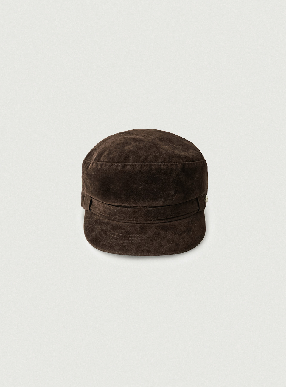 Anna Suede Hunting Cap - Brown