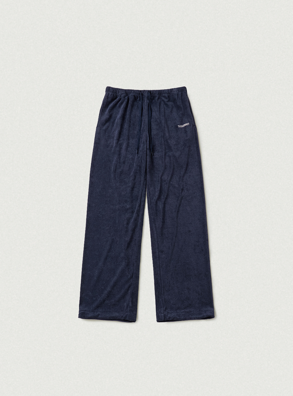 Terry Sweat Drawstring Pants - Navy