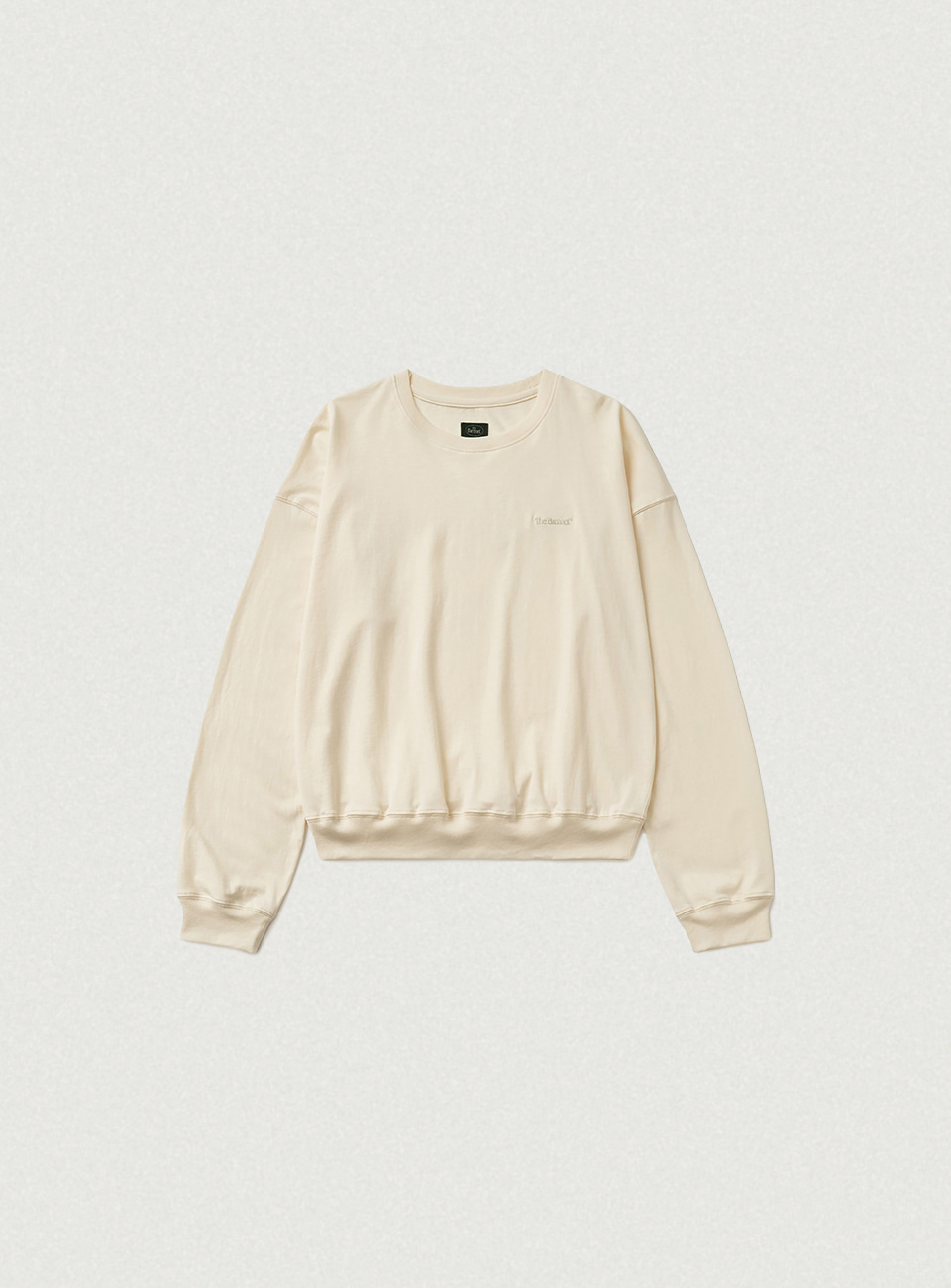 Pure Soft Sweat Tee - Cream