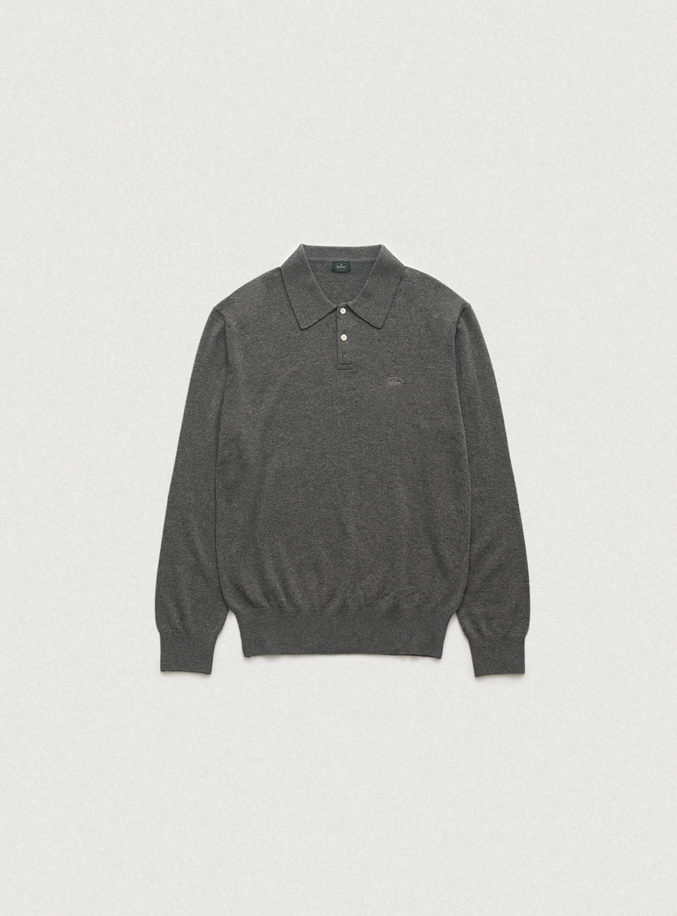 Wimblyn Knit Polo Shirt - Charcoal