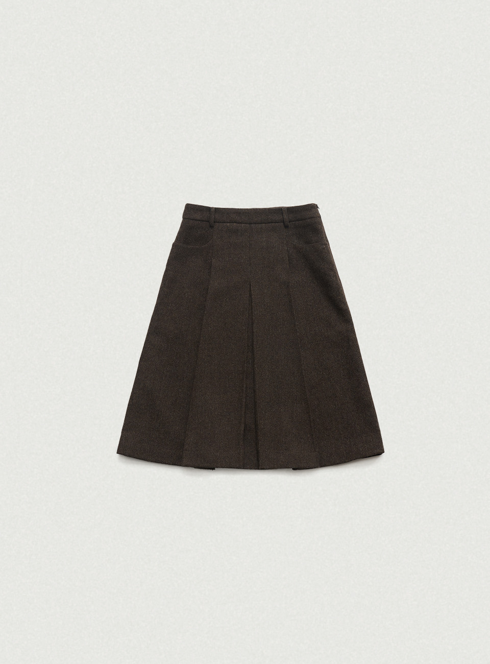 Flint Wool Pleats Skirt