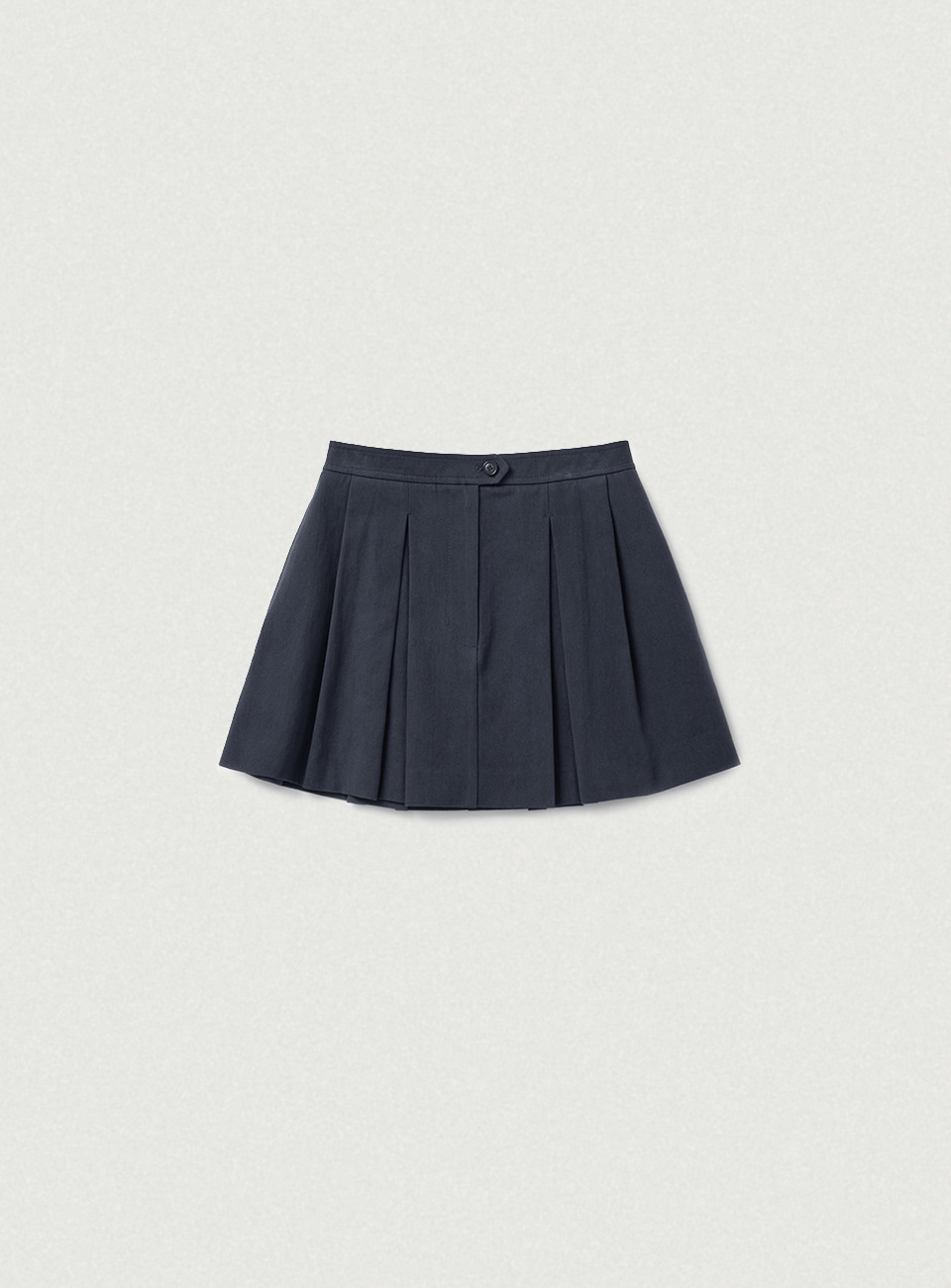 Wael Pleats Mini Skirt - Navy