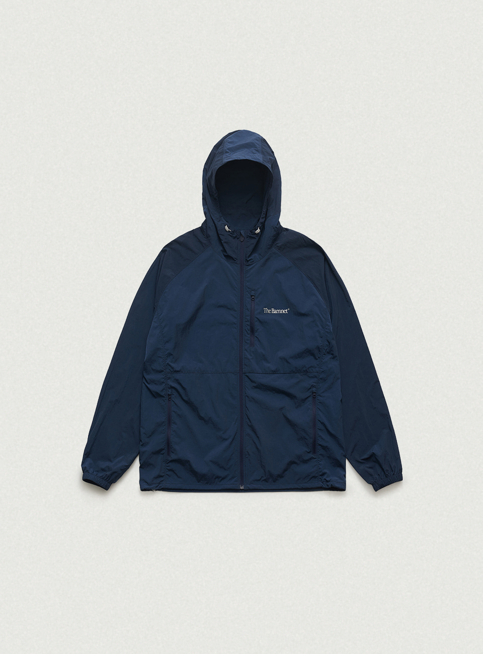 Oversized Aero Hooded Jacket - Navy