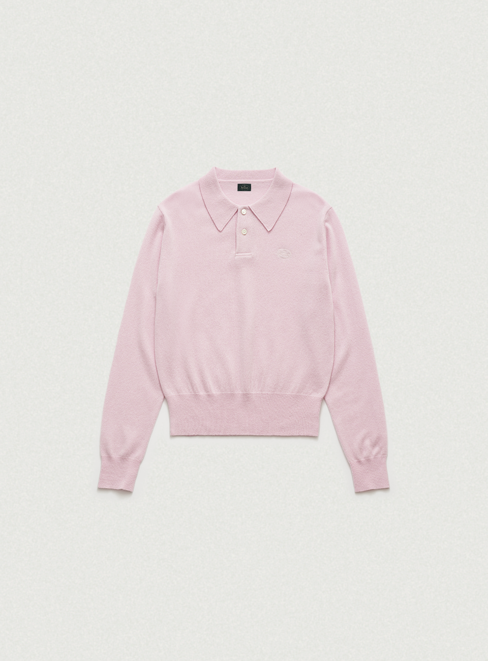 Cashmere Wimblyn Knit Polo Shirt - Pink