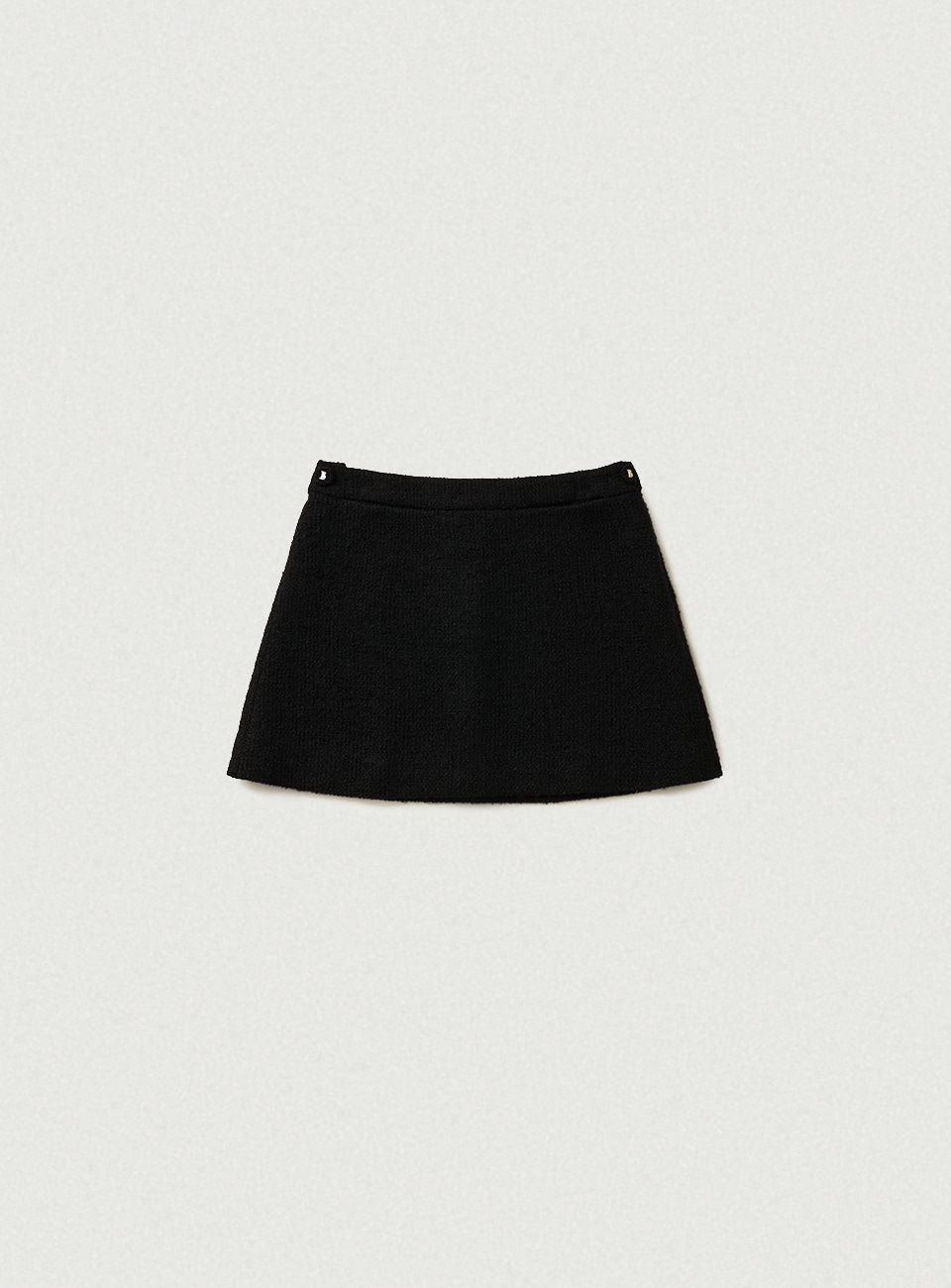 Annes Tweed Set-Up Skirt - Black