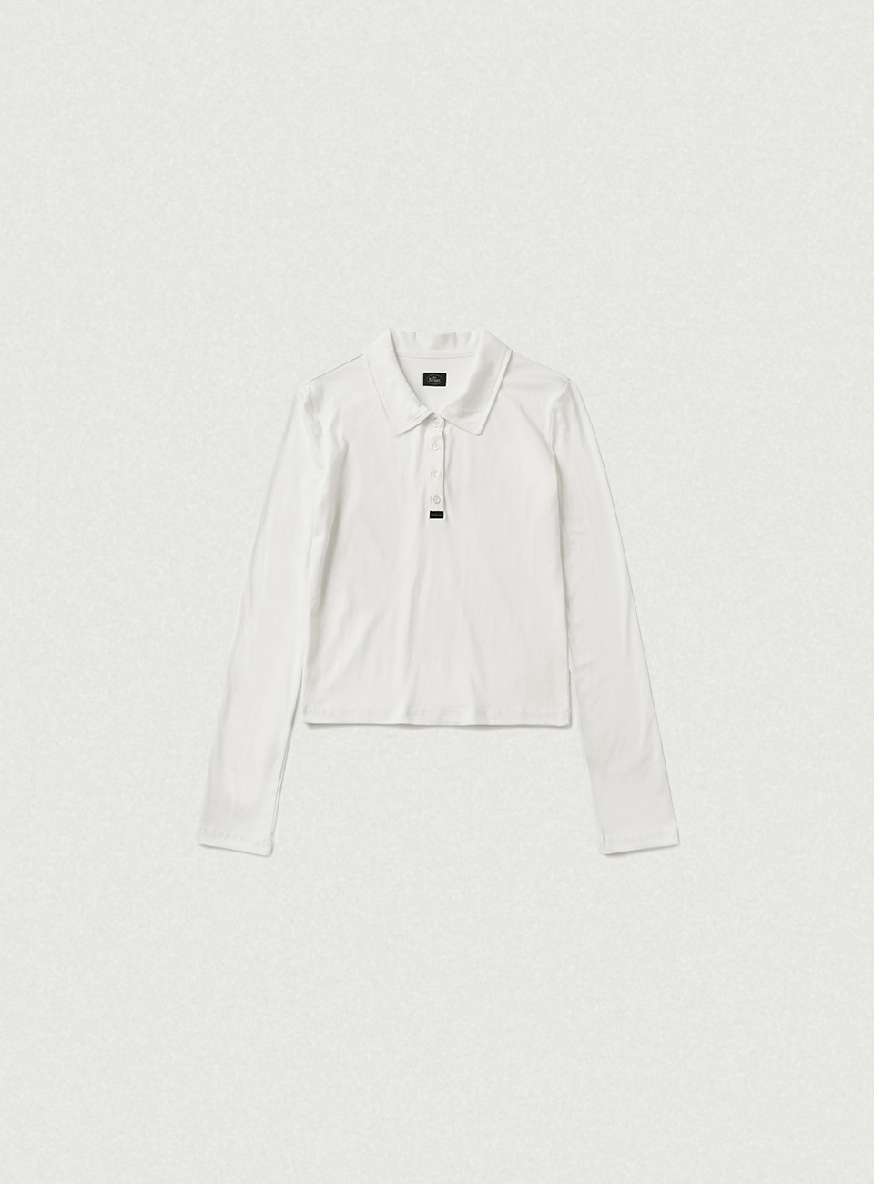 Reeve Collared Henley Top - Ivory