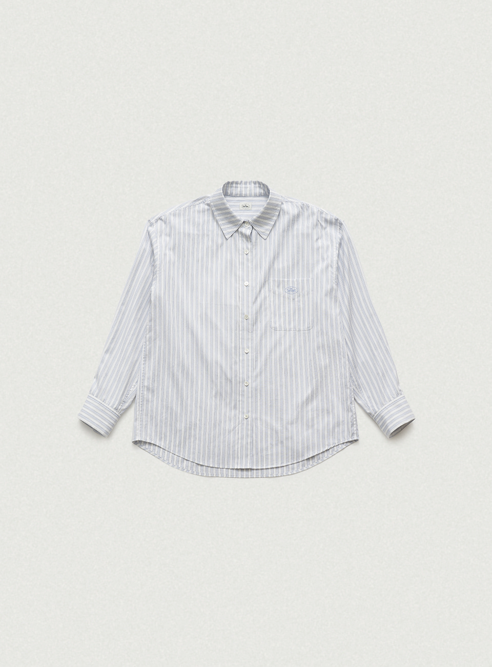 Elodie Stripe Shirt - Light Blue