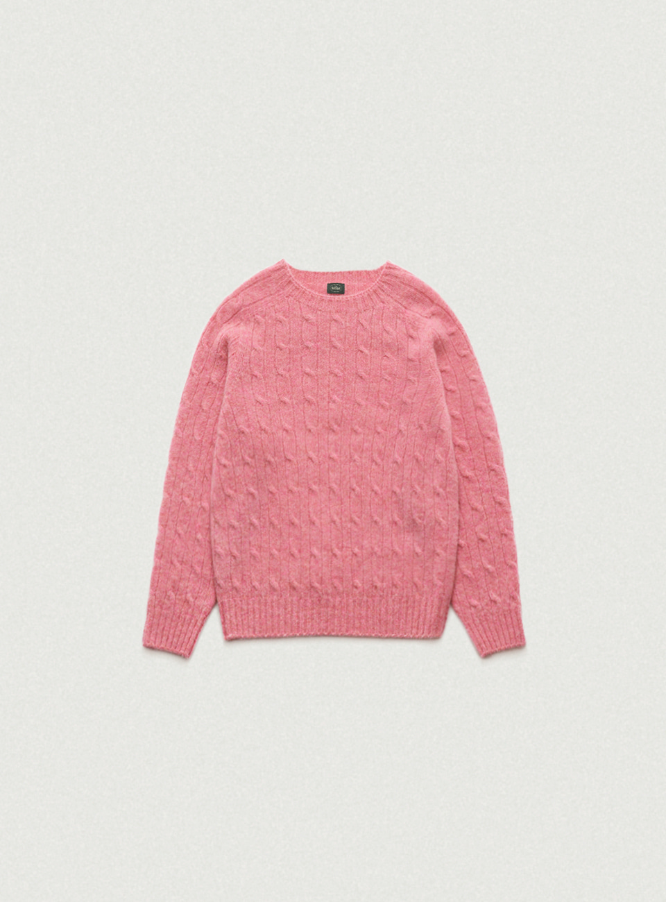 Shaggy Dog Knit Sweater - Pink