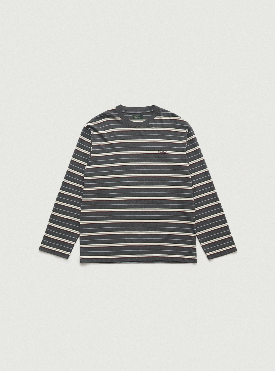 Lang Stripe Overfit T-shirt - Grey