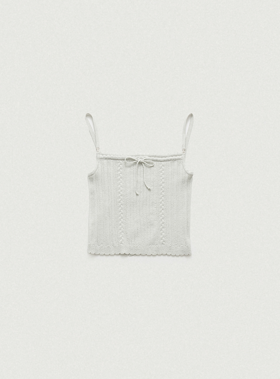 Nellia Ribbon Sleeveless Top - Mint