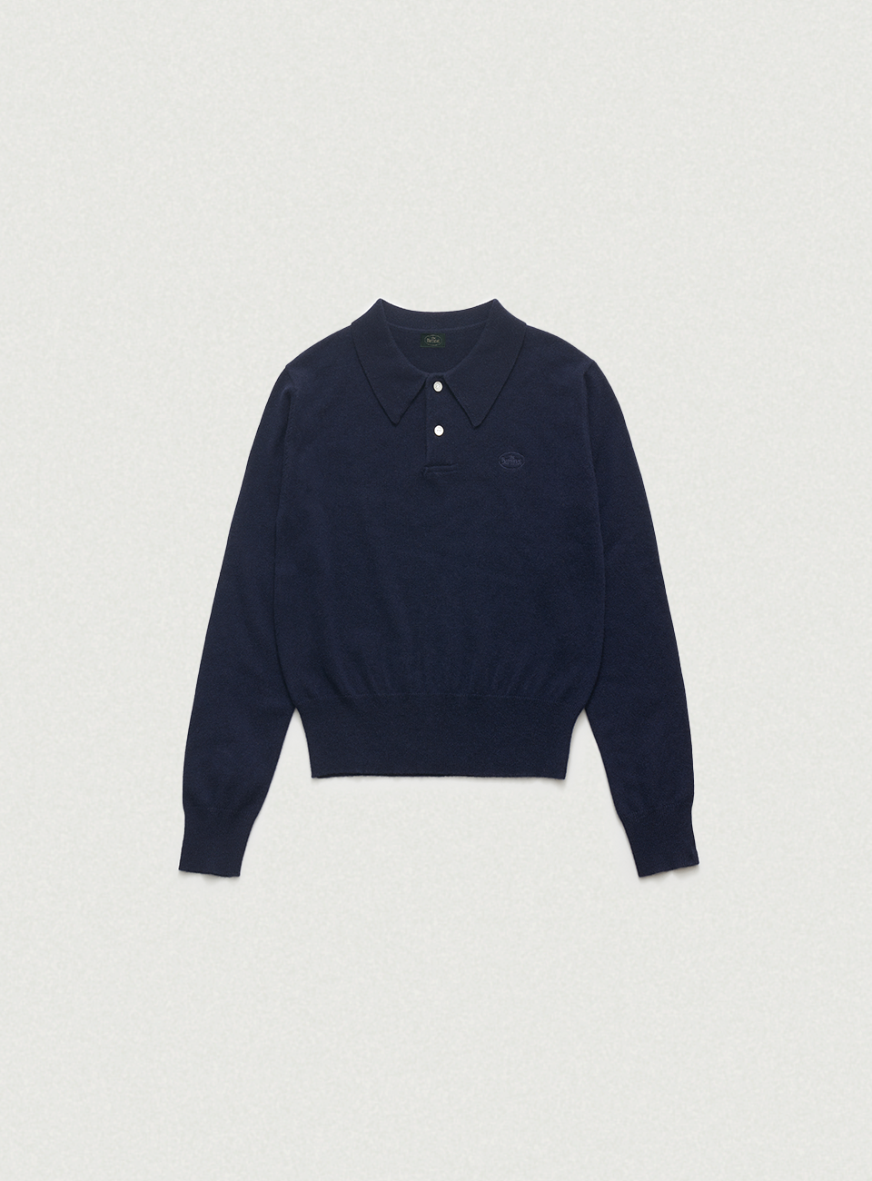 Cashmere Wimblyn Knit Polo Shirt - Navy