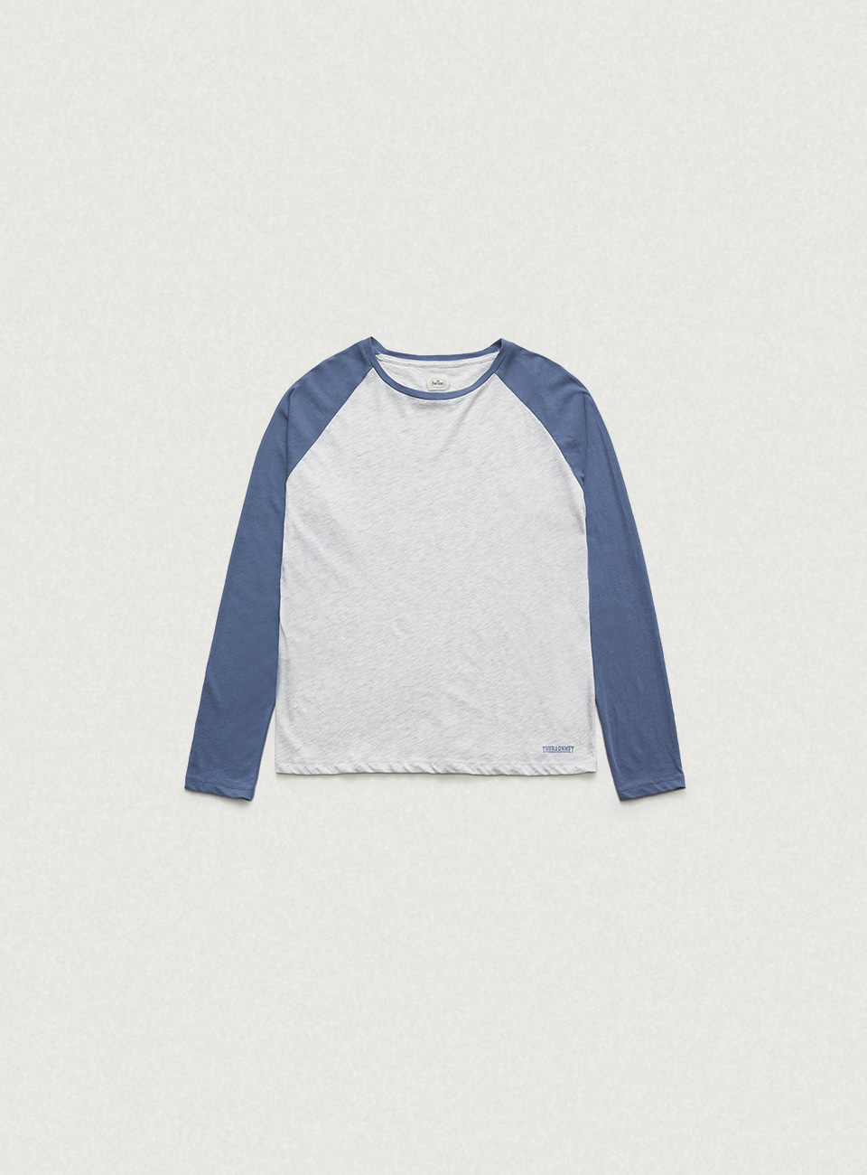 Raw Raglan T-Shirt - Melange Grey